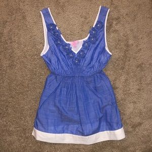 Lilly Pulitzer Beaded Detail Top Size M BRAND NEW